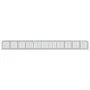 Gabion basket with galvanized iron cover 1100x100x100 cm by , Pots and planters - Ref: Foro24-3295210, Price: 580,61 €, Disco...