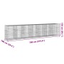 Gabion basket with galvanized iron cover 700x100x150cm by , Pots and planters - Ref: Foro24-3295219, Price: 514,67 €, Discoun...