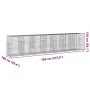 Gabion basket with galvanized iron cover 700x100x150cm by , Pots and planters - Ref: Foro24-3295219, Price: 522,45 €, Discoun...