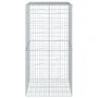 Galvanized iron gabion basket with cover 100x100x200 cm by , Pots and planters - Ref: Foro24-3295225, Price: 104,45 €, Discou...