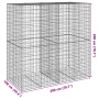 Gabionenkorb mit verzinktem Eisendeckel 200x100x200cm von , Töpfe und Pflanzgefäße - Ref: Foro24-3295227, Preis: 184,80 €, Ra...