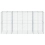 Gabionenkorb mit verzinktem Eisenüberdachung 400x100x200cm von , Töpfe und Pflanzgefäße - Ref: Foro24-3295231, Preis: 409,60 ...