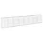 Cesta de gaviones con cubierta hierro galvanizado 800x50x150 cm de , Maceteros y jardineras - Ref: Foro24-3295161, Precio: 43...