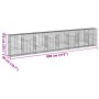 Gabionenkorb mit verzinktem Eisenüberdachung 800x50x150 cm von , Töpfe und Pflanzgefäße - Ref: Foro24-3295161, Preis: 435,22 ...