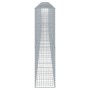 Gabion basket with galvanized iron cover 1000x50x200cm by , Pots and planters - Ref: Foro24-3295175, Price: 587,06 €, Discoun...