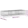 Cesta de gaviones con cubierta hierro galvanizado 300x100x50 cm de , Maceteros y jardineras - Ref: Foro24-3295180, Precio: 13...