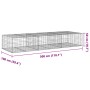 Gabion basket with galvanized iron cover 300x100x50 cm by , Pots and planters - Ref: Foro24-3295180, Price: 128,31 €, Discoun...