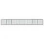 Gabion basket with galvanized iron cover 800x100x100cm by , Pots and planters - Ref: Foro24-3295204, Price: 477,04 €, Discoun...