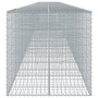 Galvanized iron gabion basket with cover 1200x100x100 cm by , Pots and planters - Ref: Foro24-3295212, Price: 636,98 €, Disco...