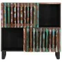 Massiver Akazienholz-Sideboard 80x34x75 cm von , Schließfächer und Lagerschränke - Ref: Foro24-377573, Preis: 89,07 €, Rabatt: %