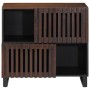 Massiver Mangoholz-Sideboard in Braun 80x34x75 cm von , Schließfächer und Lagerschränke - Ref: Foro24-377571, Preis: 139,37 €...