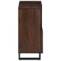 Massiver Mangoholz-Sideboard in Braun 80x34x75 cm von , Schließfächer und Lagerschränke - Ref: Foro24-377571, Preis: 139,37 €...