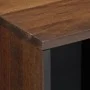 Solid mango wood sideboard in brown 80x34x75 cm by , Lockers and storage cabinets - Ref: Foro24-377571, Price: 137,38 €, Disc...