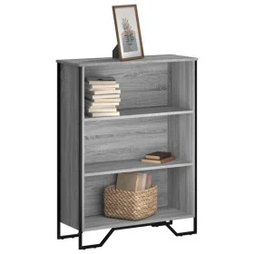 Engineered wood bookshelf in Sonoma gray, 80x31x106 cm by , Bookcases and shelves - Ref: Foro24-848627, Price: 59,51 €, Disco...