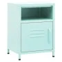 Mesitas de noche 2 uds acero verde menta 35x35x51 cm de , Mesitas de noche - Ref: Foro24-3095219, Precio: 140,61 €, Descuento: %