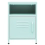 Nachttische, 2 Stück, aus mintgrünem Stahl, 35x35x51 cm. von , Nachttische - Ref: Foro24-3095219, Preis: 142,38 €, Rabatt: %