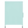 Nachttische, 2 Stück, aus mintgrünem Stahl, 35x35x51 cm. von , Nachttische - Ref: Foro24-3095219, Preis: 142,38 €, Rabatt: %