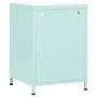 Mesitas de noche 2 uds acero verde menta 35x35x51 cm de , Mesitas de noche - Ref: Foro24-3095219, Precio: 140,61 €, Descuento: %
