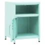 Mesitas de noche 2 uds acero verde menta 35x35x51 cm de , Mesitas de noche - Ref: Foro24-3095219, Precio: 140,61 €, Descuento: %