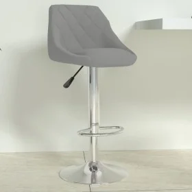 Hocker aus hellgrauem Samt für die Küche von , Küchenhocker - Ref: Foro24-335294, Preis: 77,08 €, Rabatt: %