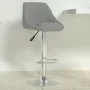 Light gray velvet kitchen stool by , Kitchen stools - Ref: Foro24-335294, Price: 77,08 €, Discount: %