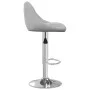 Light gray velvet kitchen stool by , Kitchen stools - Ref: Foro24-335294, Price: 77,08 €, Discount: %