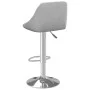 Light gray velvet kitchen stool by , Kitchen stools - Ref: Foro24-335294, Price: 77,08 €, Discount: %