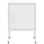 Nachttisch aus weißem Stahl 35x35x51 cm von , Nachttische - Ref: Foro24-336215, Preis: 70,47 €, Rabatt: %