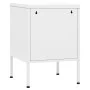 Nachttisch aus weißem Stahl 35x35x51 cm von , Nachttische - Ref: Foro24-336215, Preis: 70,47 €, Rabatt: %