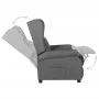 Black fabric recliner by , Armchairs - Ref: Foro24-340951, Price: 213,67 €, Discount: %