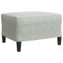 Juego de sofás con cojines 3 piezas terciopelo gris claro by , Sofas - Ref: Foro24-3278421, Price: 516,03 €, Discount: %