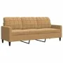 Juego de sofás con cojines 3 piezas terciopelo marrón by , Sofas - Ref: Foro24-3278428, Price: 613,12 €, Discount: %