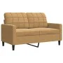 Juego de sofás con cojines 3 piezas terciopelo marrón by , Sofas - Ref: Foro24-3278428, Price: 613,12 €, Discount: %
