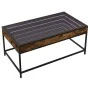 Mesa de centro con Infinity LED roble ahumado 90x50x41 cm de , Mesas de centro - Ref: Foro24-847689, Precio: 96,47 €, Descuen...