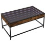 Mitteltisch mit Infinity LED in geräucherter Eiche 90x50x41 cm von , Couchtisch - Ref: Foro24-847689, Preis: 97,68 €, Rabatt: %