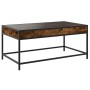 Mesa de centro con Infinity LED roble ahumado 90x50x41 cm by , Coffee table - Ref: Foro24-847689, Price: 97,68 €, Discount: %