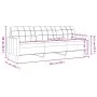 Juego de sofás con reposapiés 4 piezas tela gris claro by , Sofas - Ref: Foro24-3278295, Price: 638,50 €, Discount: %