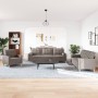 Juego de sofás con cojines 3 piezas tela gris taupé by , Sofas - Ref: Foro24-3278310, Price: 714,17 €, Discount: %