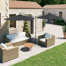 Doppelschirm mit anthrazitfarbener Stahlstange 600 cm von vidaXL, Sonnenschirme - Ref: Foro24-312564, Preis: 146,69 €, Rabatt: %