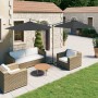Doppelschirm mit anthrazitfarbener Stahlstange 600 cm von vidaXL, Sonnenschirme - Ref: Foro24-312564, Preis: 150,33 €, Rabatt: %