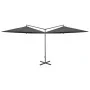 Doppelschirm mit anthrazitfarbener Stahlstange 600 cm von vidaXL, Sonnenschirme - Ref: Foro24-312564, Preis: 146,69 €, Rabatt: %