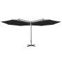 Double umbrella with anthracite steel pole 600 cm by vidaXL, Umbrellas - Ref: Foro24-312564, Price: 150,33 €, Discount: %