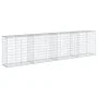 Cesta de gaviones con cubierta hierro galvanizado 400x50x100 cm by , Pots and planters - Ref: Foro24-3295145, Price: 160,46 €...
