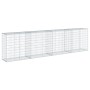 Gabionenkorb mit verzinktem Eisenüberdachung 400x50x100 cm von , Töpfe und Pflanzgefäße - Ref: Foro24-3295145, Preis: 157,31 ...