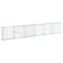Cesta de gaviones con cubierta hierro galvanizado 600x50x100 cm by , Pots and planters - Ref: Foro24-3295147, Price: 241,94 €...
