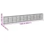 Cesta de gaviones con cubierta hierro galvanizado 1100x50x150cm by , Pots and planters - Ref: Foro24-3295164, Price: 547,67 €...