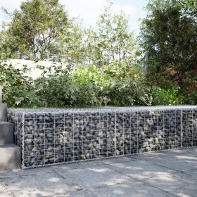 Cesta de gaviones con cubierta hierro galvanizado 200x100x50 cm by , Pots and planters - Ref: Foro24-3295179, Price: 86,01 €,...