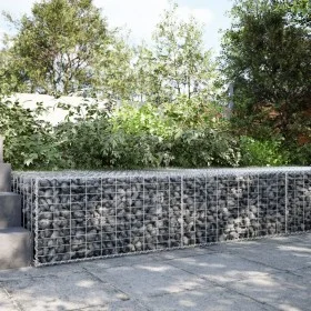 Gabionenkorb mit verzinktem Eisenüberdachung 200x100x50 cm von , Töpfe und Pflanzgefäße - Ref: Foro24-3295179, Preis: 84,31 €...