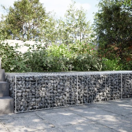 Gabionenkorb mit verzinktem Eisenüberdachung 200x100x50 cm von , Töpfe und Pflanzgefäße - Ref: Foro24-3295179, Preis: 86,01 €...