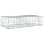 Gabionenkorb mit verzinktem Eisenüberdachung 200x100x50 cm von , Töpfe und Pflanzgefäße - Ref: Foro24-3295179, Preis: 86,01 €...